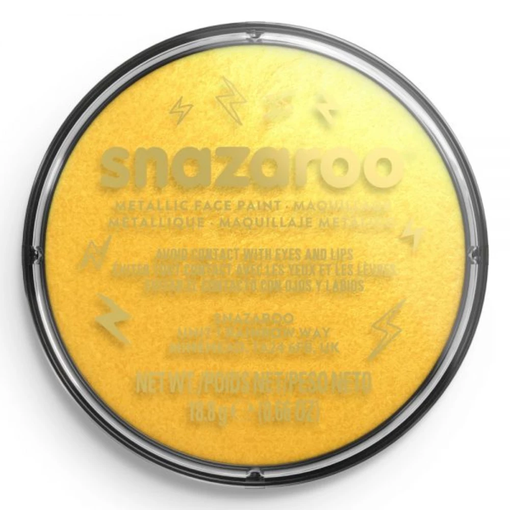 Snazaroo Face Paint, Metallic Gold 5 Snazaroo Face Paint, Metallic Gold - Image 3