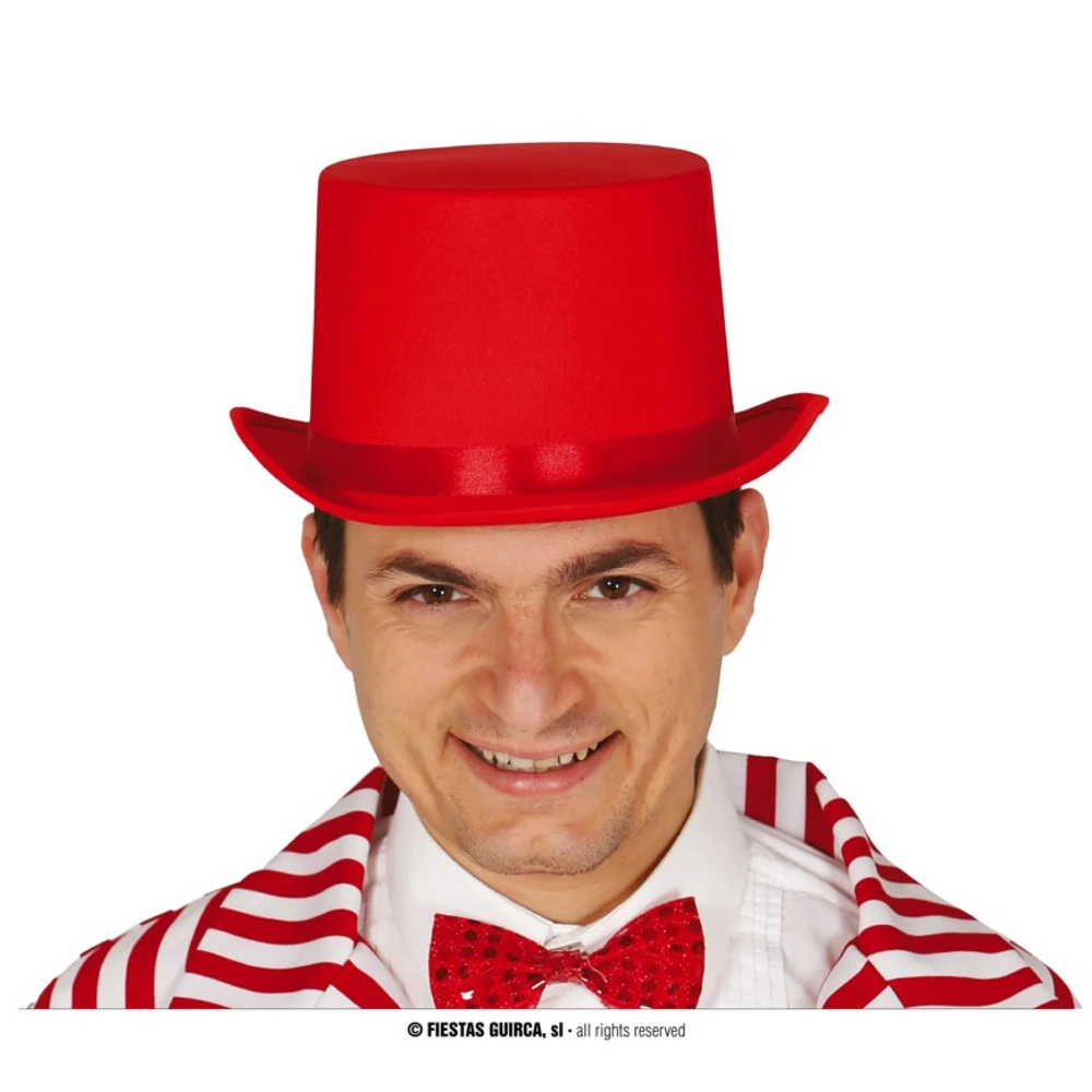 Top Hat, Red 3 Top Hat, Red
