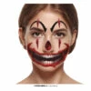 Face Clown Temporary Tattoos -Smiffys Shop 15837 b23b52897b