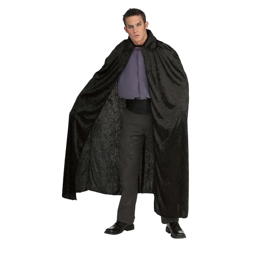 Long Crushed Velvet Cape 3 Long Crushed Velvet Cape