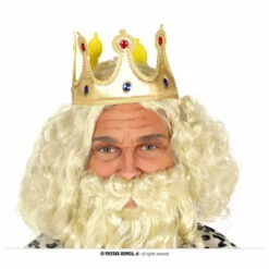 Golden Fabric King Crown