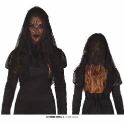 Mantilla Lace Veil, Black