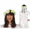 Flowers Veil Tiara 2 Flowers Veil Tiara -Smiffys Shop 18772 45054c4e5e
