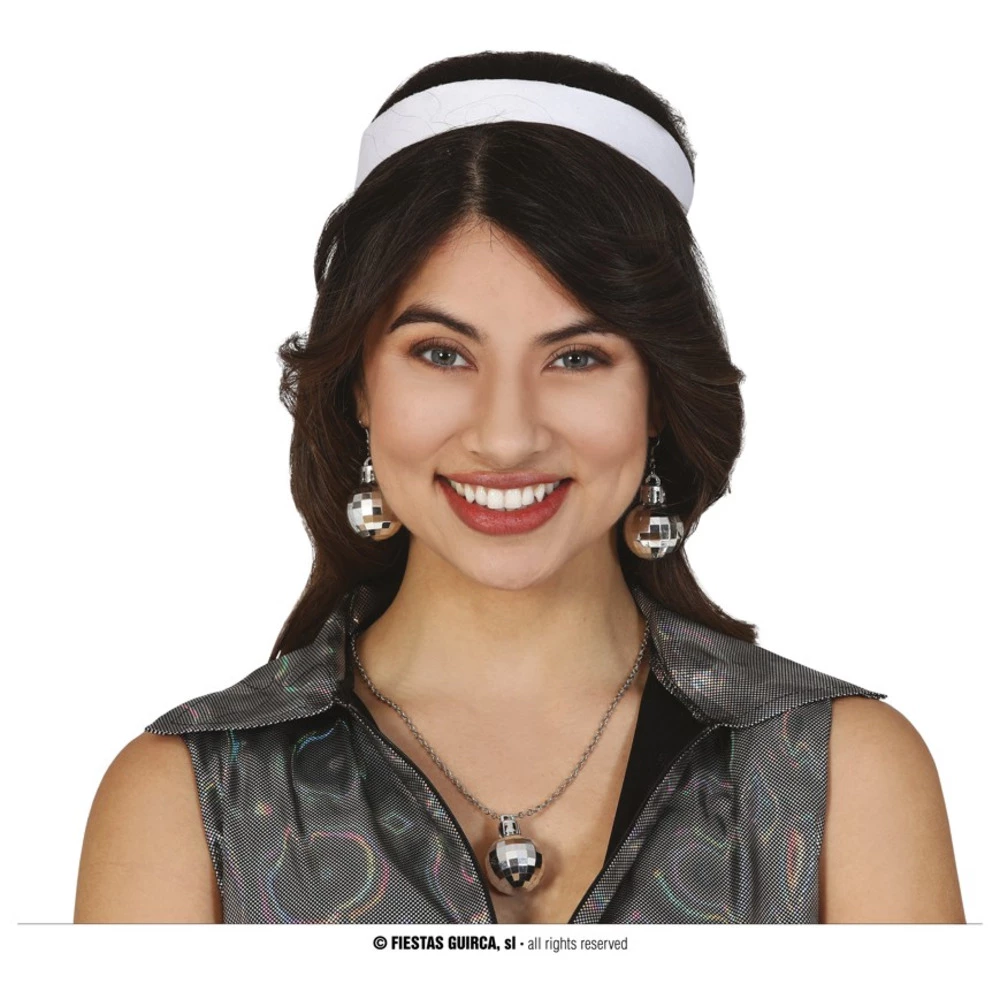 70s Disco Ball Necklace 3 70s Disco Ball Necklace