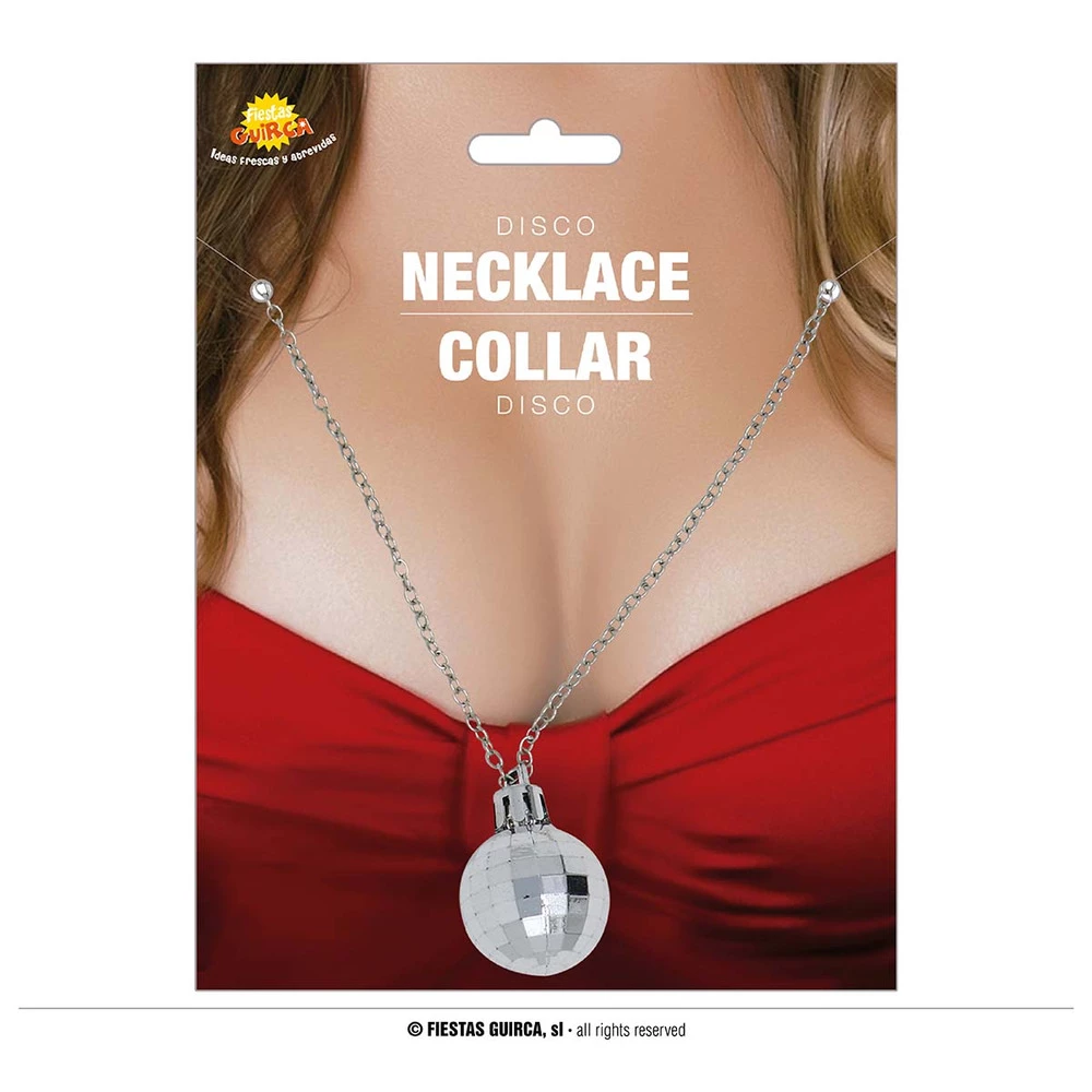 70s Disco Ball Necklace 4 70s Disco Ball Necklace - Image 2