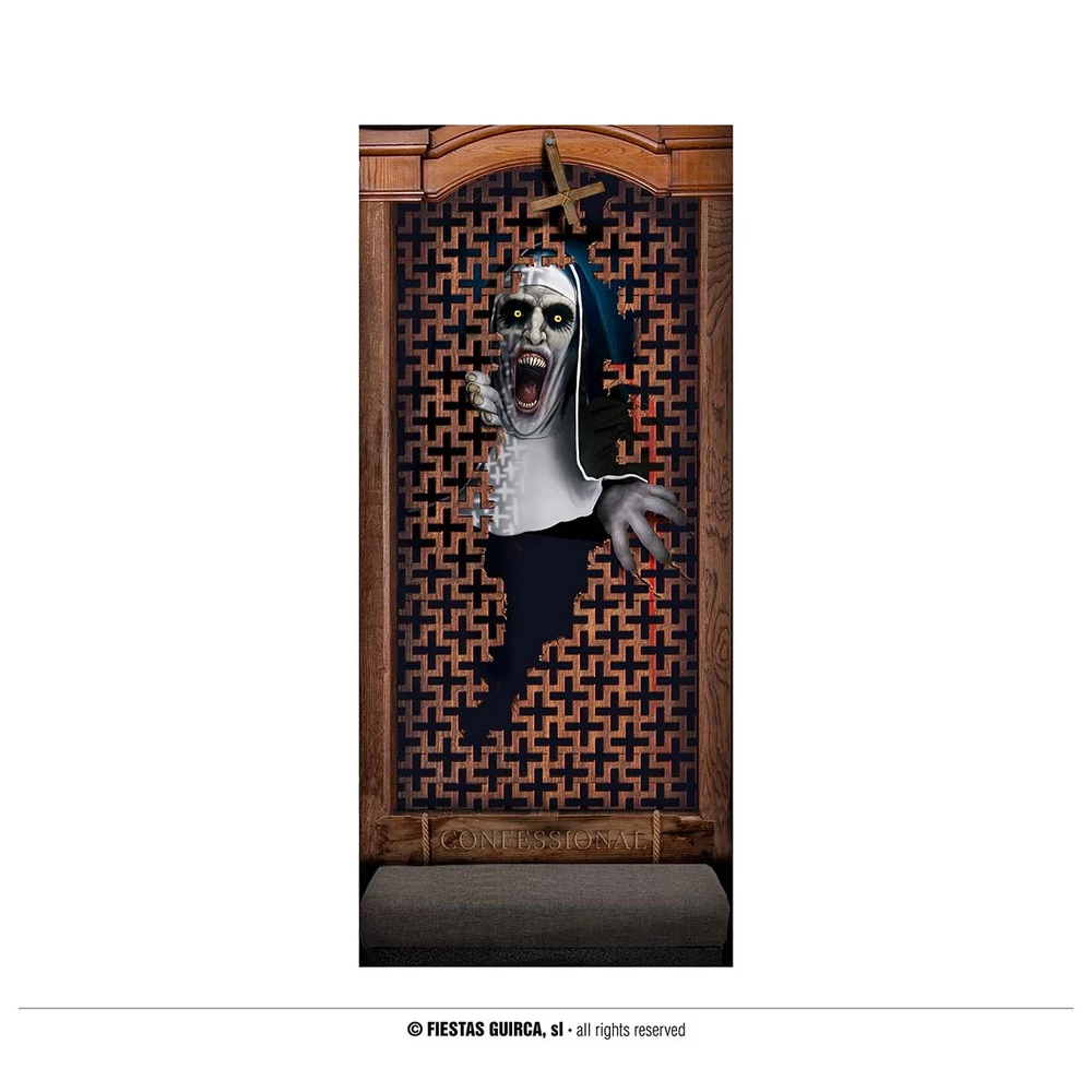 Confessional Nun Door Decoration 4 Confessional Nun Door Decoration - Image 2