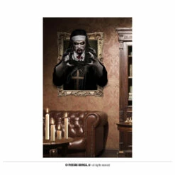 Adhesive Nun Wall Decoration