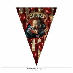Clown Circus Halloween Bunting -Smiffys Shop 24300 3 3950ecff7b