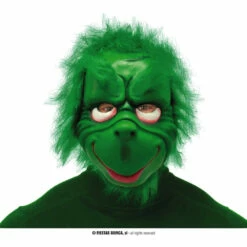 Green Grumpy Goblin Mask