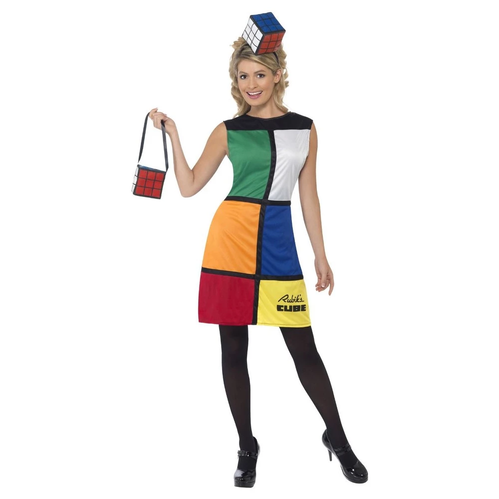 Smiffys Rubik's Cube Costume 3 Smiffys Rubik's Cube Costume
