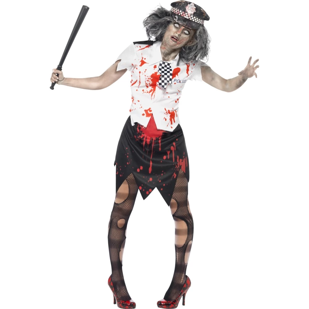 Smiffys Zombie Policewoman Costume 3 Smiffys Zombie Policewoman Costume