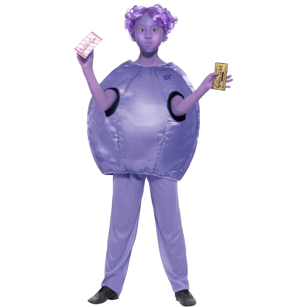 Smiffys Roald Dahl Violet Beauregarde Costume 3 Smiffys Roald Dahl Violet Beauregarde Costume