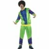 Smiffys 80s Height Of Fashion Shell Suit Costume, Green -Smiffys Shop 43129 74328a92af