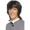 Smiffys 60s Male Mod Brown Long Wig 2 Smiffys 60s Male Mod Brown Long Wig -Smiffys Shop 43233 af80bd857c