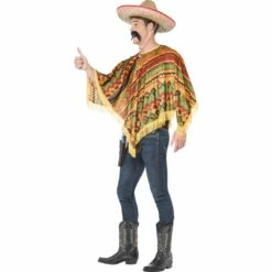 Smiffys Poncho And Moustache -Smiffys Shop 43904 1 e718f1741b