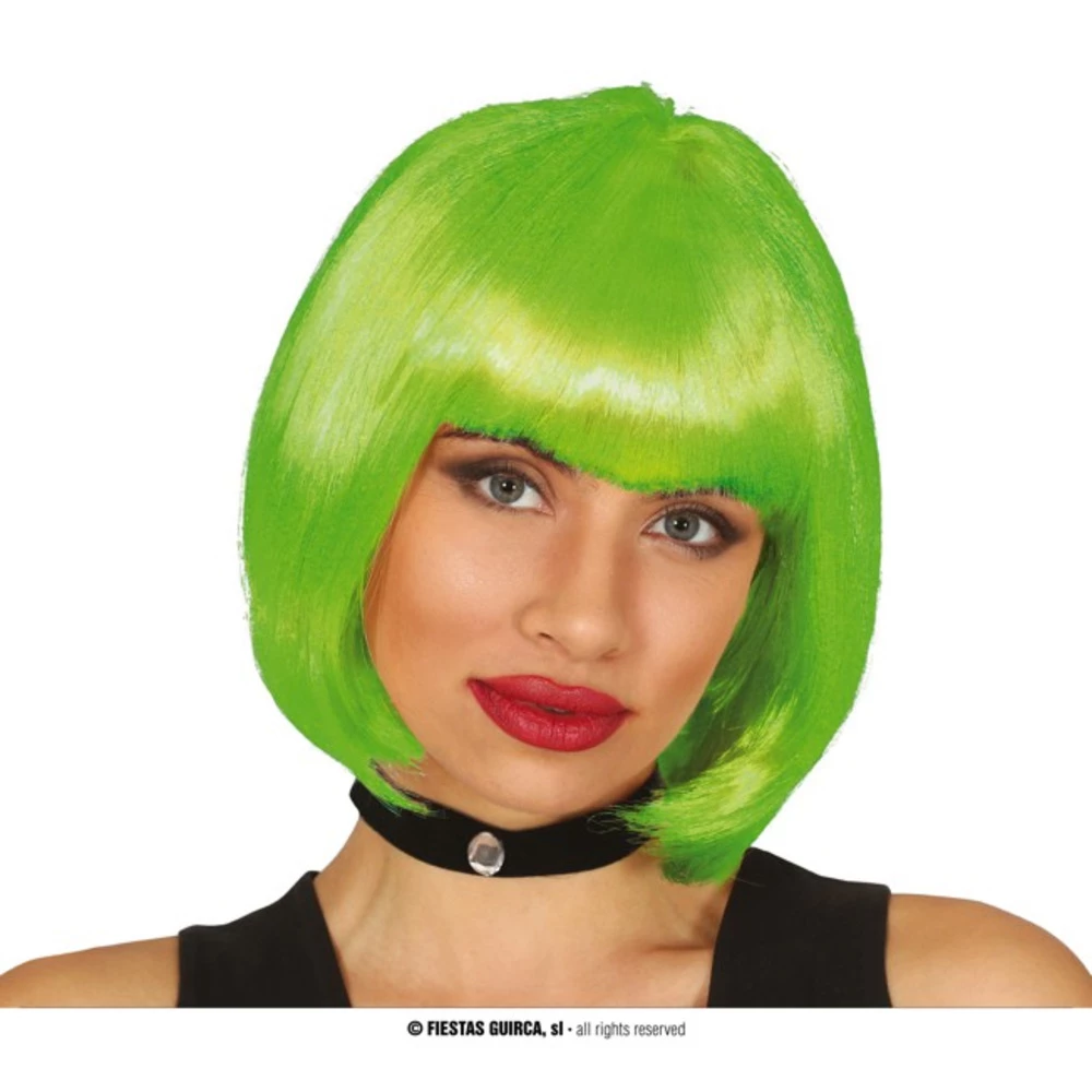 Green Bob Wig 3 Green Bob Wig