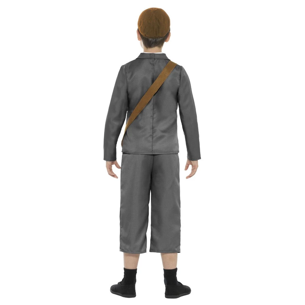 Smiffys World War II Evacuee Boy Costume. 5 Smiffys World War II Evacuee Boy Costume. - Image 3
