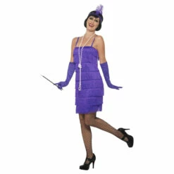 Smiffys Flapper Costume Purple
