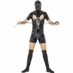 Smiffys Bondage Gimp Costume With Bodysuit