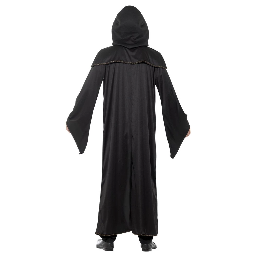 Smiffys Wizard Cloak, Adult, Black 5 Smiffys Wizard Cloak, Adult, Black - Image 3