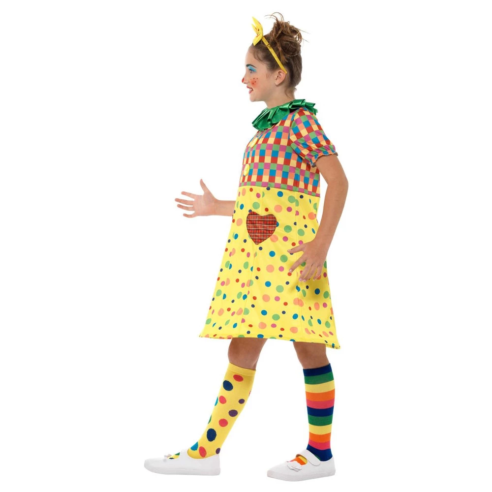 Smiffys Girls Clown Costume 4 Smiffys Girls Clown Costume - Image 2