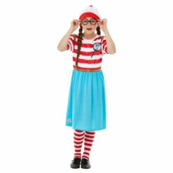 Smiffys Where's Wally? Wenda Deluxe Costume -Smiffys Shop 50280 3 ca896d37db