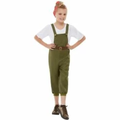Smiffys WW2 Little Land Girl Costume