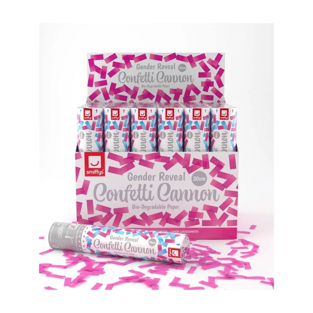 Smiffys Gender Reveal Confetti Cannon 4 Smiffys Gender Reveal Confetti Cannon - Image 2