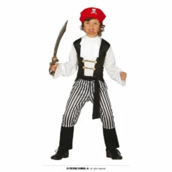 Striped Pirate Costume