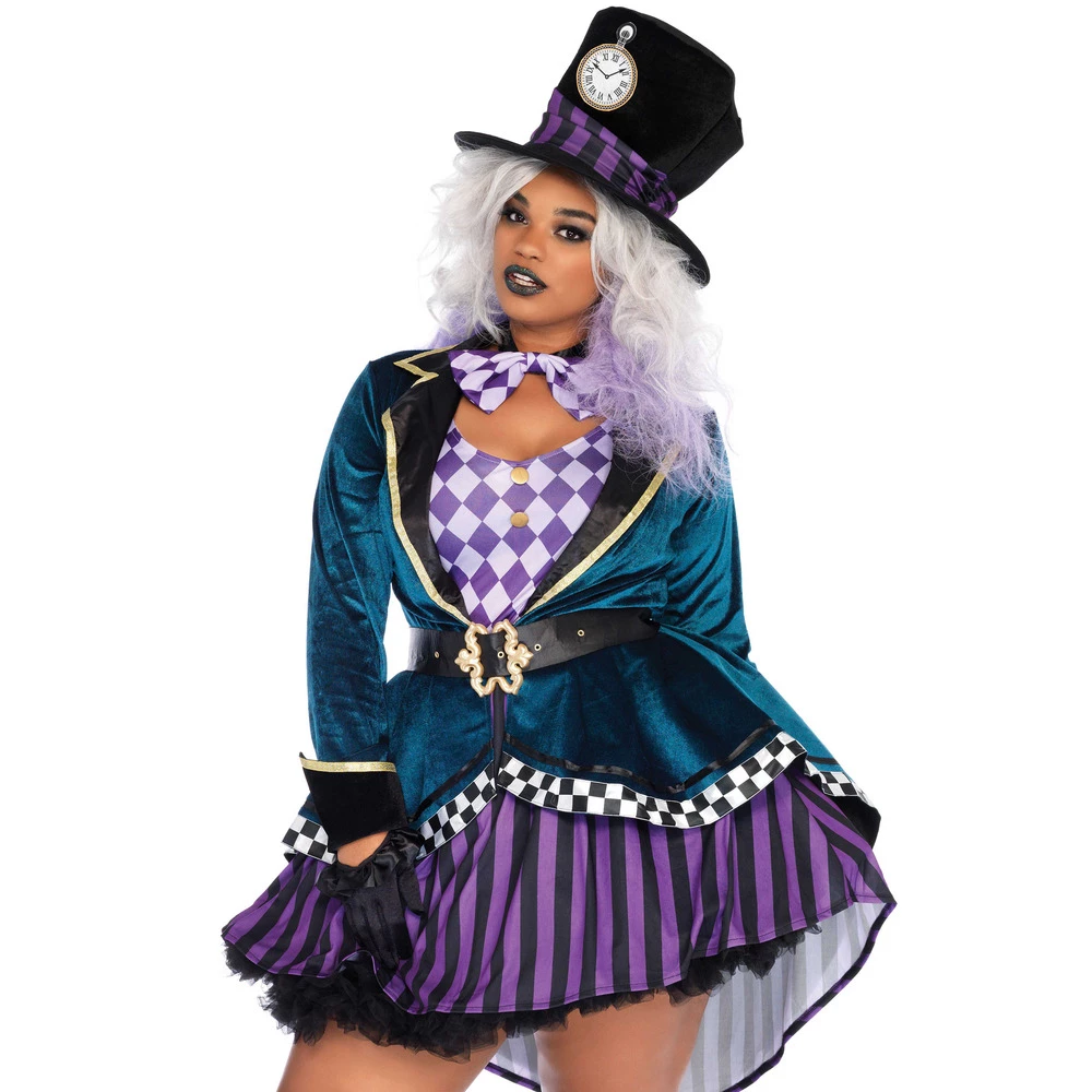 LEG AVENUE Delightful Hatter & Costume 3 LEG AVENUE Delightful Hatter & Costume