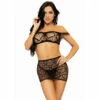 LEG AVENUE 3 Piece Top, Mini Skirt & G-string -Smiffys Shop 86138 001 01 48566c95a2