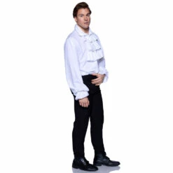 LEG AVENUE Ruffle Front Shirt White -Smiffys Shop 86688 002 08 a7add194ba