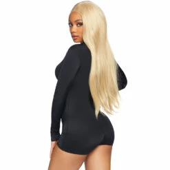 LEG AVENUE Long Sleeved Bodysuit Romper 5 LEG AVENUE Long Sleeved Bodysuit Romper -Smiffys Shop 86869 001 02 7ade62194c