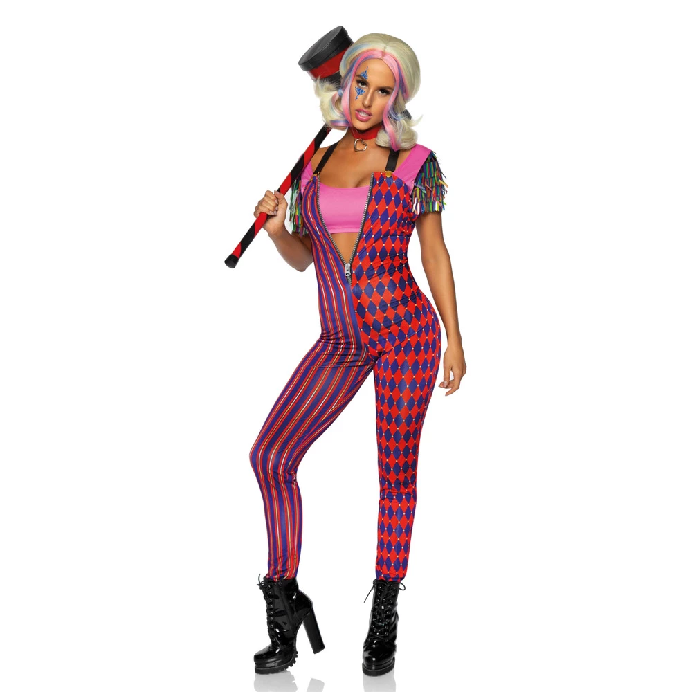 LEG AVENUE Comic Harlequin Vixen Costume 5 LEG AVENUE Comic Harlequin Vixen Costume - Image 3