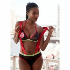 LEG AVENUE Flirty Fire Fighter Outfit -Smiffys Shop 87048 101 09 e56b9854bb