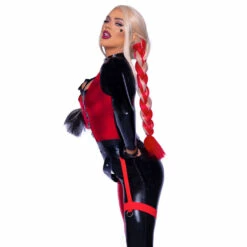 LEG AVENUE Harley Q Catsuit Costume -Smiffys Shop 87134 011 06 dec73e5028