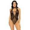 LEG AVENUE Net And Lace Keyhole Bodysuit -Smiffys Shop 89307 001 01 718a38a1ca