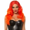 LEG AVENUE Red & Orange Ombre Long Wig -Smiffys Shop a2854 089 06 453d26fddb