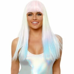 LEG AVENUE Straight Pastel Ombre Wig -Smiffys Shop a2855 101 05 f038d211f5