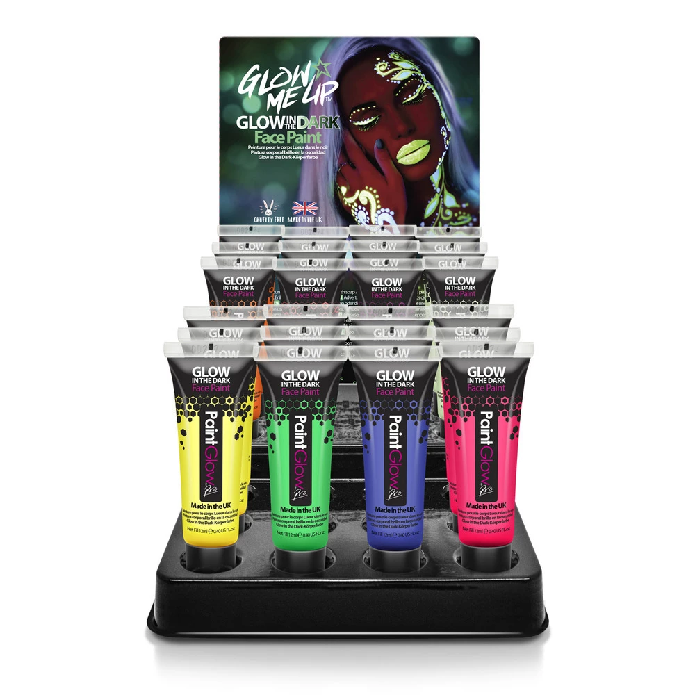 PaintGlow Glow In The Dark Make Up 12ml Orange 4 PaintGlow Glow In The Dark Make Up 12ml Orange - Image 2