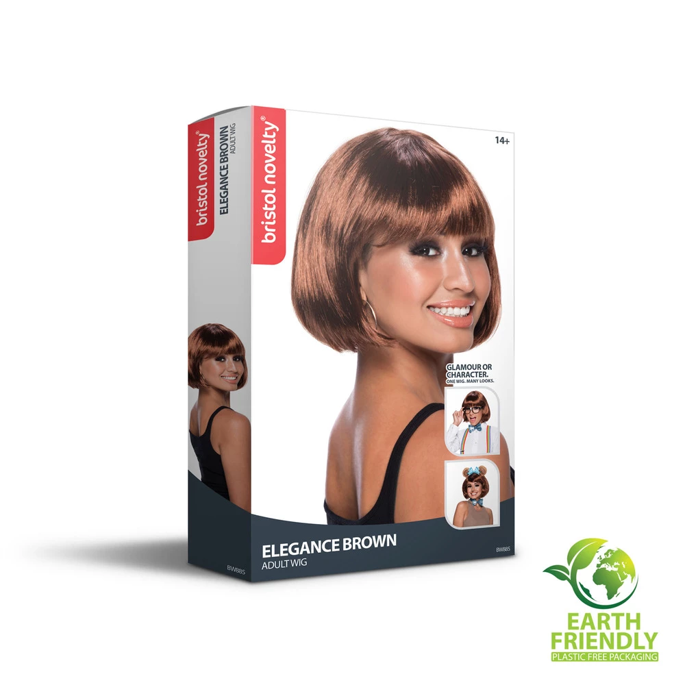 Elegance Brown Wig 4 Elegance Brown Wig - Image 2