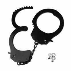 Metal Handcuffs, Black -Smiffys Shop d6df440df19032f6012df003e8c3679 8a0747c58b