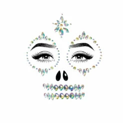 LEG AVENUE Skeleton Face And Chest Jewels -Smiffys Shop eye032 183 01 7cb1124185