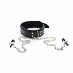 Collar With Clamps, Black -Smiffys Shop fbab9fdd5f4d6b6a15939237f8f2c8d 325f335312