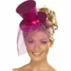 Smiffys Fever Mini Top Hat On Headband, Pink -Smiffys Shop fever mini top hat 24003 45423 zoom 63dc8fe7d7