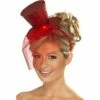 Smiffys Fever Mini Top Hat On Headband, Red -Smiffys Shop fever mini top hat 24019 45431 zoom 761ed5dbfb