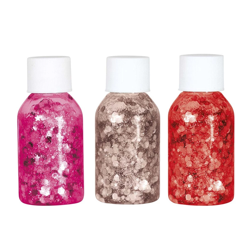 Pot Glitter-Gel 3 Pot Glitter-Gel