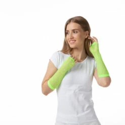 Fishnet Gloves, Neon Green 6 Fishnet Gloves, Neon Green -Smiffys Shop gloves netted light light green 2026 d08eac1eab