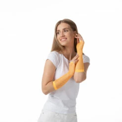 Fishnet Gloves, Orange -Smiffys Shop gloves netted orange 2018 3897eaed11