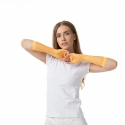 Fishnet Gloves, Orange -Smiffys Shop gloves netted orange 2019 8f68d4258f